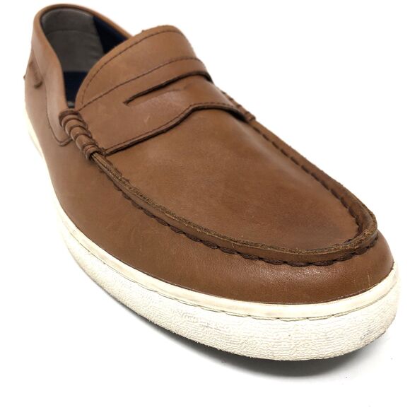 Cole Haan 1928 Nantucket Penny Loafers Mens Size 10 British Tan Grand OS Cushion - Picture 9 of 16